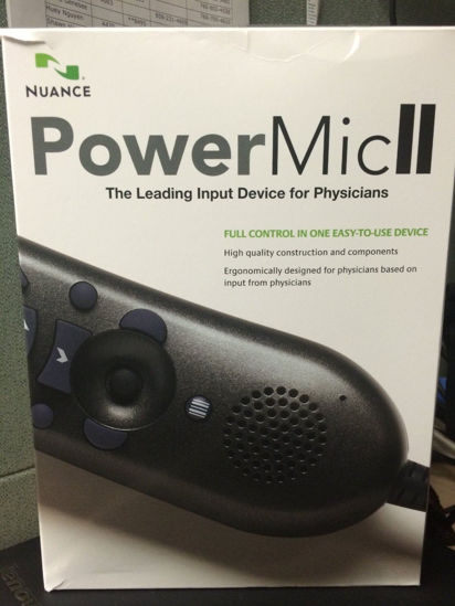 Picture of Dictaphone Nuance PowerMic II Speech Recognition Hand Microphone with Cradle