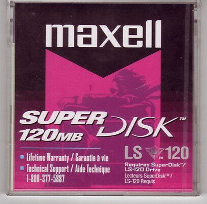 Picture of Maxell LS-120 SUPERDISK-120MB 3.5IN RETAIL PK 5PK ( 570350 )