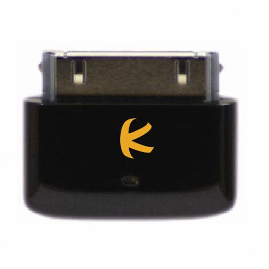 Picture of KOKKIA i10s + aptX (Luxurious Black) Tiny Bluetooth iPod Transmitter for iPod/iPhone/iPad with Apple authentication, Delivers Cleaner Audio with Reduced Latency to aptX Bluetooth Stereo receivers.