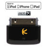 Picture of KOKKIA i10s + aptX (Luxurious Black) Tiny Bluetooth iPod Transmitter for iPod/iPhone/iPad with Apple authentication, Delivers Cleaner Audio with Reduced Latency to aptX Bluetooth Stereo receivers.