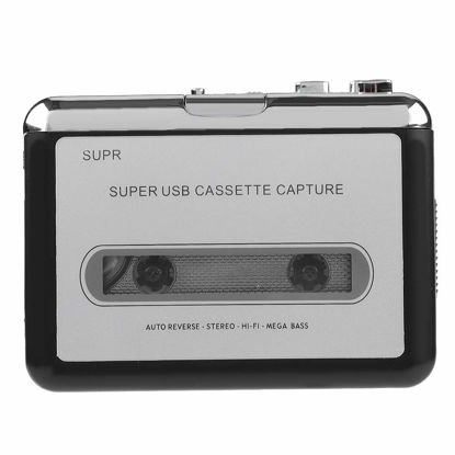 Picture of Serounder Portable EC218 Tape to PC Cassette Recorder MP3 CD Converter Capture Digital Audio Music Player with Earphone