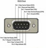 Picture of zdyCGTime 1Port DB9 RS232Serial Port Bracket to 10 pin HeaderRibbon Cable Connector Adapter, DB9 Serial Male to 10P Motherboard Header Panel Mount Cable Serial Port Bracket (12in 4Pcs) (1 Port)