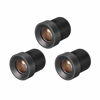 Picture of uxcell 3 Pcs CCTV Camera Lens 12mm Focal Length 720P F2.0 1/3 Inch Wide Angle for CCD Camera