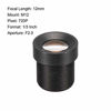 Picture of uxcell 3 Pcs CCTV Camera Lens 12mm Focal Length 720P F2.0 1/3 Inch Wide Angle for CCD Camera