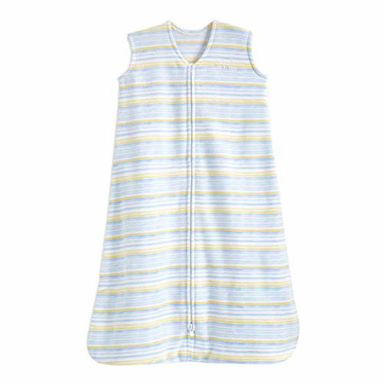 Picture of HALO Sleepsack Micro-Fleece Wearable Blanket, TOG 1.0, Multi Stripe Blue, Medium