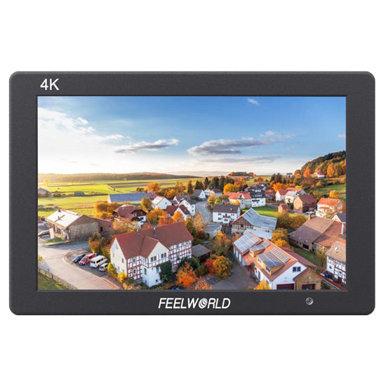 Picture of Feelworld T7 7 Camera Field Monitor 4K HDMI Imput Output 1920x1200 IPS Full HD Solid Aluminum Housing DSLR Video Assist with Peaking Focus False Colors (with Battery and Charger)