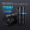 Picture of SIRUI Saturn 35mm T2.9 1.6X Full Frame Carbon Fiber Anamorphic Lens, Lightweight Cinema Lens for Drones, Handheld Gimbal Stabilizers (RF Mount, Blue Flare)