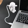 Picture of Hunulu Mini USB Flexible Spaceman Astronaut Night LED Light Bulb for Laptop PC Reading