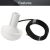 Picture of Othmro Marine GPS Antenna Waterproof Antenna 3M/9.84 ft Coaxial Cable Wire, with SMA Male External Navigation Receiver GPS Boat Antenna Compatible 1Pcs