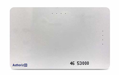 Picture of 5 AuthorizID 26 Bit CR80 Blank Printable Proximity Access Control Cards