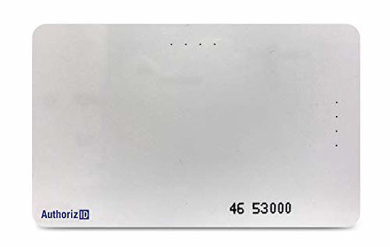 Picture of 5 AuthorizID 26 Bit CR80 Blank Printable Proximity Access Control Cards