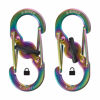 Picture of Nite Ize LSBM-07-2R3 S-Biner MicroLock Locking Keychain Carabiner, Spectrum