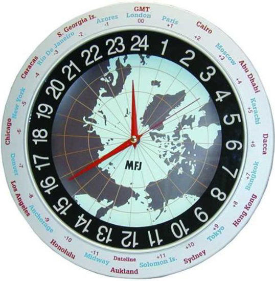 Picture of MFJ-115 Clock, 12/24-hour, Analog, 12in