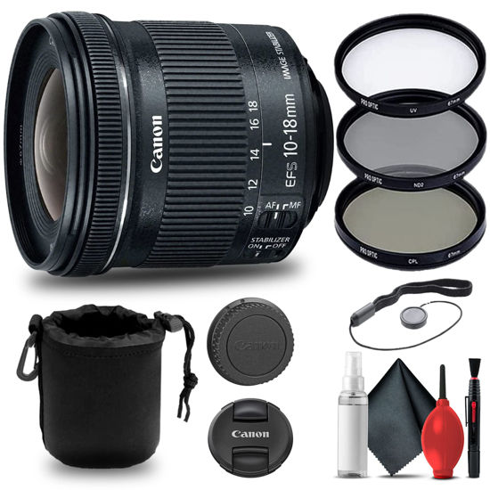 GetUSCart- Canon EF-S 10-18mm f/4.5-5.6 is STM Lens (9519B002 ...