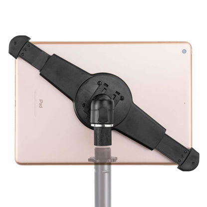 Picture of GRIFITI NOOTLE Music MIC Stand RETROFIT Large Universal Tablet Adaptor 5/8” 27 Female to 1/4” 20 Male Mini Ball Head Tablet Mount for 9.5-14.5 INCH Large to Standard Tablets and IPADS