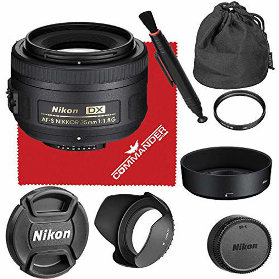 GetUSCart- Nikon AF-S DX NIKKOR 35mm f/1.8G Lens Accessory Bundle Kit