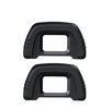 Picture of CEARI [2 Pack] DK-21 Rubber Eyecup Eyepiece Viewfinder for Nikon D7000 D750 D610 D600 D300 D200 D100 D90 D80 D70 D70s DSLR Camera + Microfiber Clean Cloth