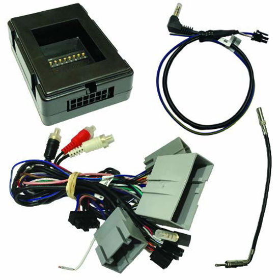 Picture of Crux SWRFD-60L Radio Replacement Interface retains Steering Wheel Control functionality on Select Ford, Lincoln & Mercury Vehicles (2004-2012)