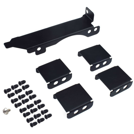 Picture of 8cm 9cm 3 Fan Computer Mount Rack PCI Slot Bracket Computer Radiator Stand Holder for Video Card DIY Computer Projects