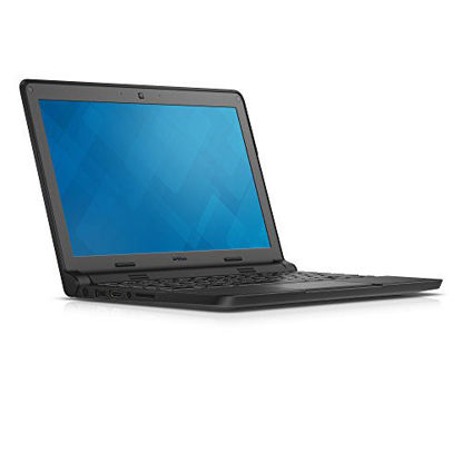 Picture of Dell Chromebook 11, Intel Celeron-N2840 Proc, 4GB RAM DDR3L Memory, 16GB eMMC SSD Storage, Chrome OS, Black