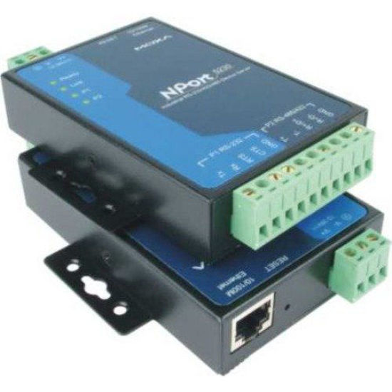 Picture of MOXA NPort 5232-T 2-Port NPort Device Server, 10/100 Fiber Ethernet, RS-422/485 230.4 Kbps, Wide Temperature -40-75