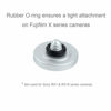 Picture of Foto&Tech Soft Shutter Release Button Compatible with Fuji X-T20 X-T10 X-T3 X-T2 X-PRO2 X-PRO1 X100F X100T X100S X30 X-E2S Sony RX1RII RX10 IV III II Lecia M10 M9 Nikon Df F3 (2 Pieces, SL+GD)