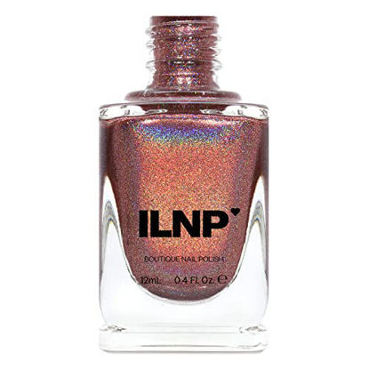 Picture of ILNP Dinner Party - Alluring Marsala Ultra Holographic Nail Polish