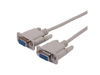 Picture of AYA 10Ft (10 Feet) DB9 Female to Female (DB9F/DB9F) Serial Null Modem Cable