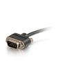 Picture of C2G 52171 Serial RS232 DB9 Null Modem Cable with Low Profile Connectors M/M, in-Wall CMG-Rated, Black (35 Feet, 10.66 Meters)