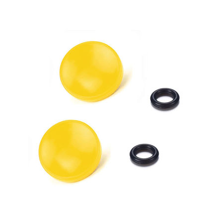 Picture of LXH (2 Packs) Yellow Metal Concave Surface Soft Camera Shutter Release Button for Fujifilm XT20 X100F X-T2 X100T X-PRO2 X-T10 X-PRO1 X-E2S X100 X100S X10 X20 X30 X-E1 X-E2 STX-2 LeicaM Olympus Pen-F