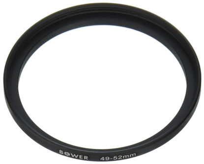 Picture of Adorama Step-Up Adapter Ring 49mm Lens to 52mm Filter Size