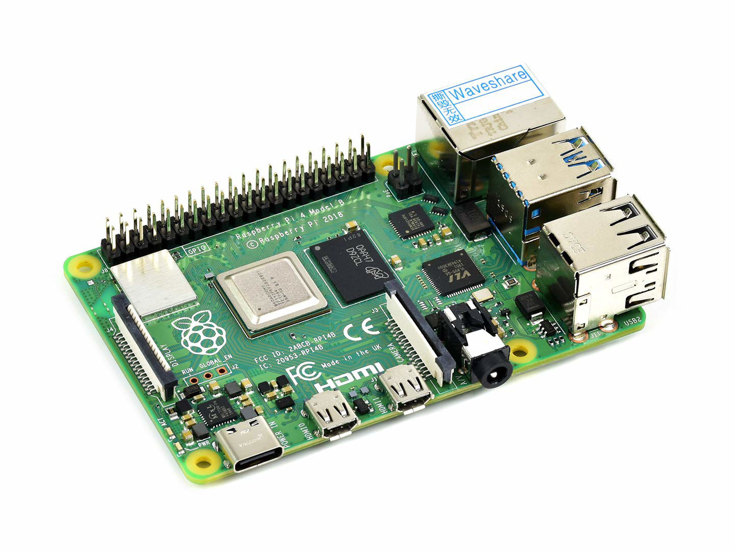 GetUSCart- Raspberry Pi 4 Model B 8GB RAM 64-bit 1.5GHz Quad-core ...