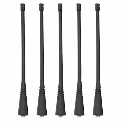 Picture of VBLL 5pcs UHF Whip 6.5 Inch Antenna for Vertex Standard VX-451 VX-454 VX-459 EVX-531 EVX-534 EVX-539 EVX-571 EVX-581 Radio