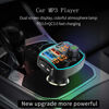 Picture of Bluetooth 5.0 Car Adapter, FM Transmitter for Car : PD3.0 and QC3.0 Fast Charging 18W Radio Adapter Auto Music Player,Dual Screen Display，Hands-Free Calls, Siri Google Assistant