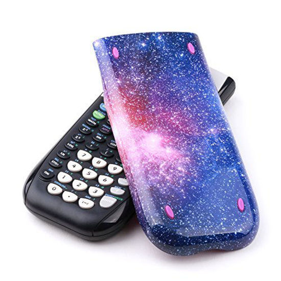 Picture of Guerrilla TI84STARHC Hard Slide Case-Cover for TI-84 Plus, TI 84-Plus C Silver Edition, TI-89 Titanium Graphing Calculator, Starbursts