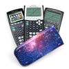 Picture of Guerrilla TI84STARHC Hard Slide Case-Cover for TI-84 Plus, TI 84-Plus C Silver Edition, TI-89 Titanium Graphing Calculator, Starbursts