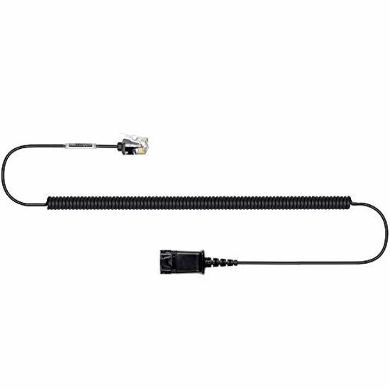 Picture of QD Adapter Cable Compatible with Plantronics and CallTek Headsets - Connects to Cisco Models 7940 7941 7942 7945 7960 7961 7962 7965 7970 8841 etc,26716-01 Cord