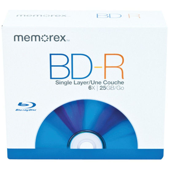 Picture of Memorex 98684 6x10 mm Blu-Ray Disc BD-R - 5-Pack (Discontinued by Manufacturer)