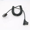 Picture of Eonvic Male to Female D-tap Extension Battery Power Cable (Dtap to Ptap Coiled Cable)