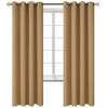 Picture of BGment Blackout Curtains for Bedroom - Grommet Thermal Insulated Room Darkening Curtains for Living Room, Set of 2 Panels (52 x 72 Inch, Khaki)