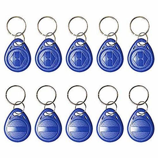 Picture of WILSHIN RFID 125KHZ Key Fob Tag Proximity Card Rewritable T5577 Universal 10PCS