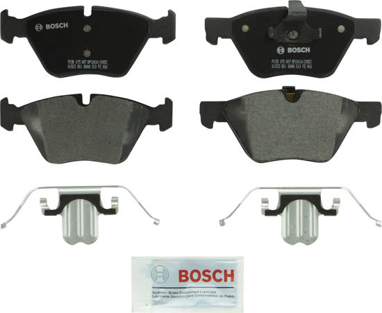 Picture of BOSCH BP1061A QuietCast Premium Semi-Metallic Disc Brake Pad Set - Compatible With Select BMW 128i; FRONT