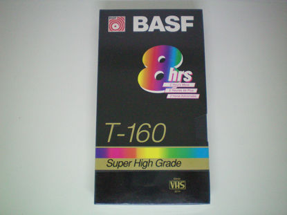 Picture of BASF T-160 Extra Quality 8 Hour Blank VHS Video Cassette Recording Tape