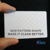 Picture of Klex Microfiber POS Label Thermal Printer Cleaning Card 3 x 6 IPA-Free 25 Cards