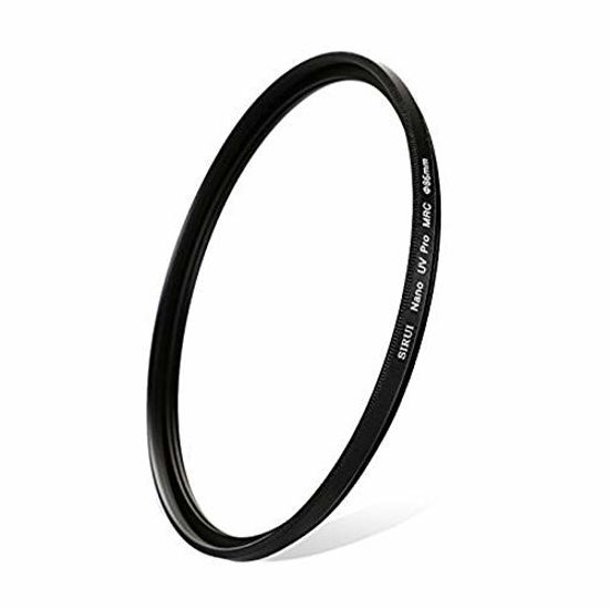 Picture of SIRUI SUUV86A 86mm Aluminum Ultra Slim S-Pro Nano MC Ultraviolet Protection Lens Filter for Camera Lenses, Black,Waterproof and Scratch Resistant- Ideal for Professional Outdoor Photography