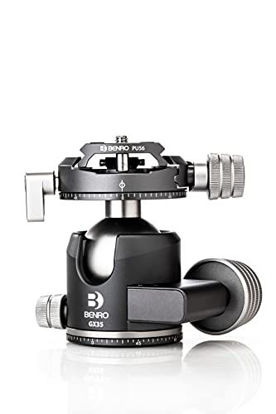 Picture of Benro GX35 Three Series Arca-Swiss Style Low Profile Aluminum Ballhead with PU56 Camera Plate (GX35)