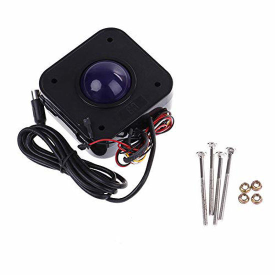 Picture of Atomic Market 2 1/4 Inch 2.25" Purple Ball PS/2 PCB Connector Arcade Trackball Mouse for Jamma MAME Arcade