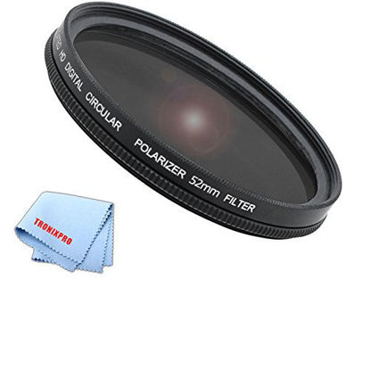 Picture of Tronixpro 52CPL 52mm Pro Series Multicoated High Resolution Circular Polarized Filter with Microfiber Cloth