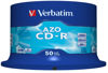 Picture of Verbatim 43343 700MB 52x CD-R AZO Crystal 50 Pack Spindle