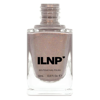 Picture of ILNP Long Walks - Shimmery Taupe Holographic Nail Polish